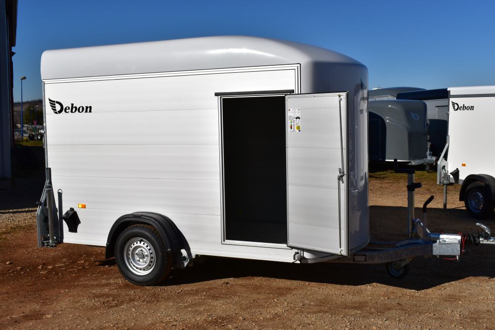 Remorque Fourgon – DEBON Roadster 400 – Aluminium Blanche